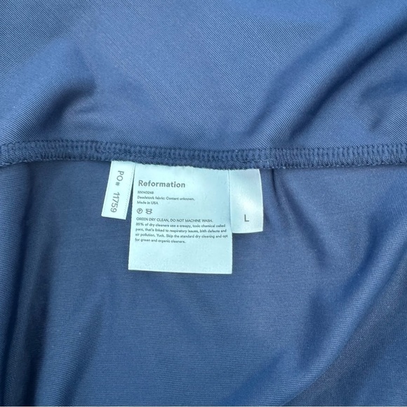 Reformation Romano Dress in Navy size L - Picture 10 of 15